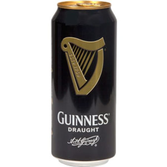 Guinness Draught 4 x 6 Packs (Case of 24 Cans) beer bitter Home Bargains