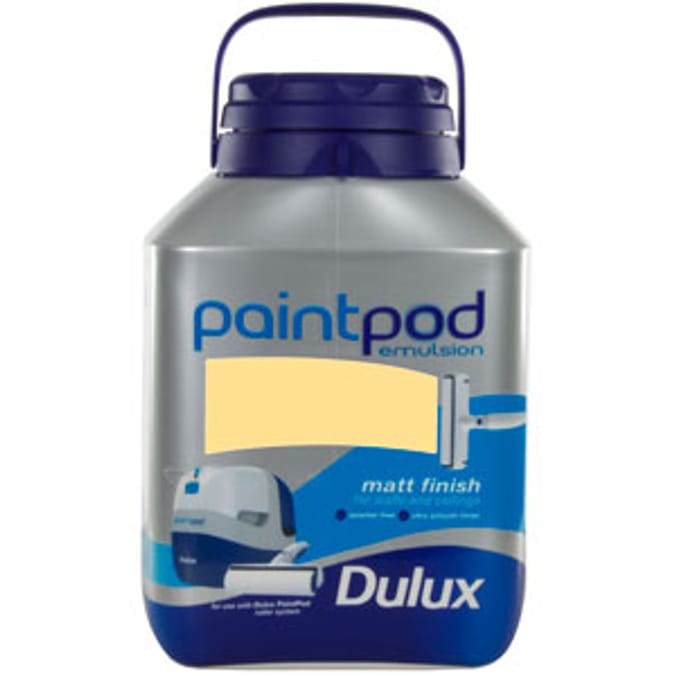 Dulux PaintPod Emulsion Matt: Lemon Tropic 5L