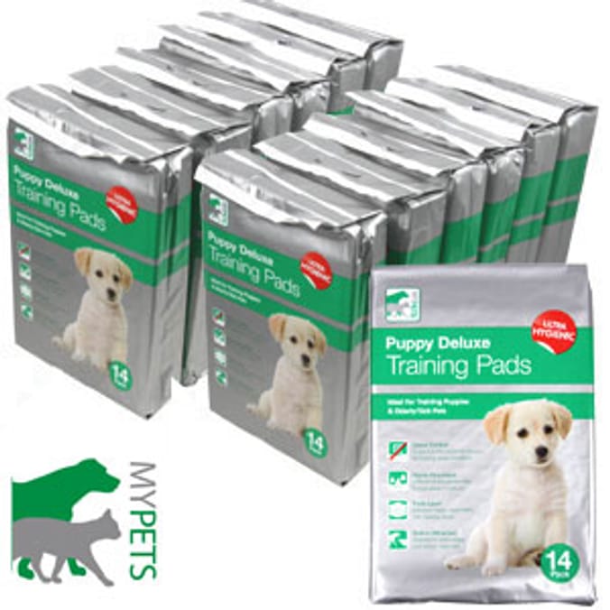 Puppy Deluxe Training Pads Case of 168 Pads Home Bargains