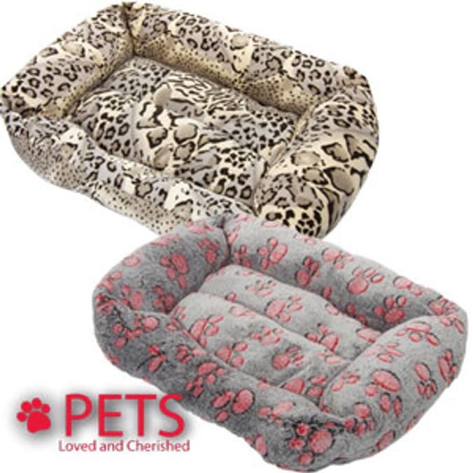 Luxury Plush Pet Beds, dog beds, cat beds Home Bargains