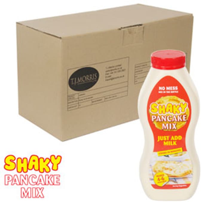 Shaky Pancake Mix (Case of 14 Bottles) Home Bargains