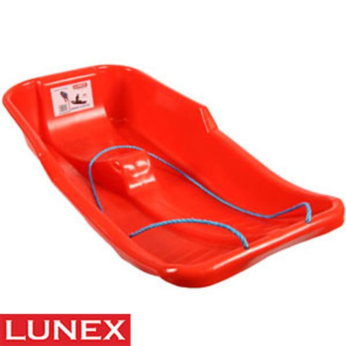 Winter Fun Time Snow Sledge Red Home Bargains