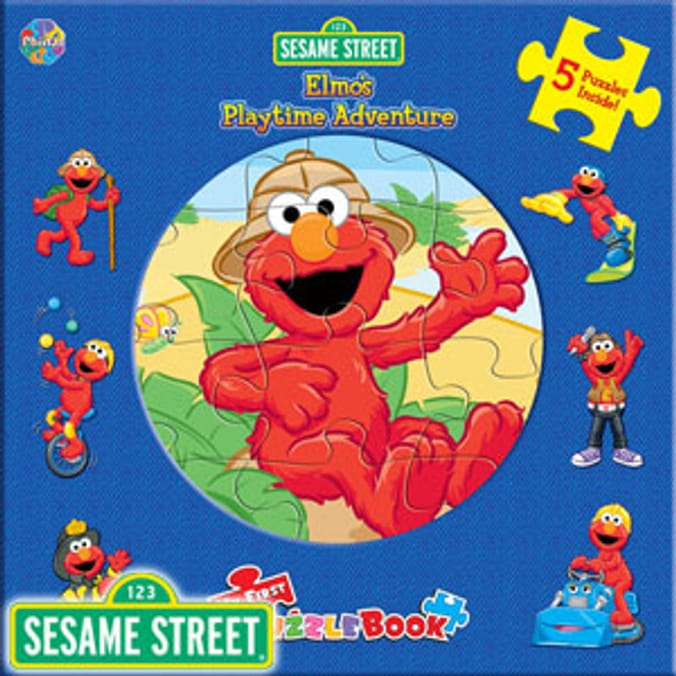 Elmo's Playtime Adventure Jigsaw Book Home Bargains