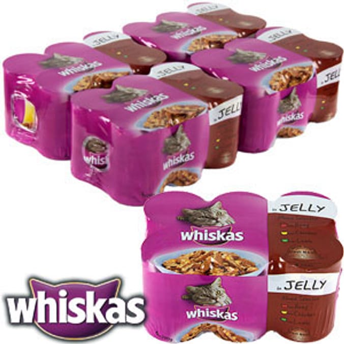 Whiskas: Mixed Meat Selection (Case of 24 x 390g Tins) 