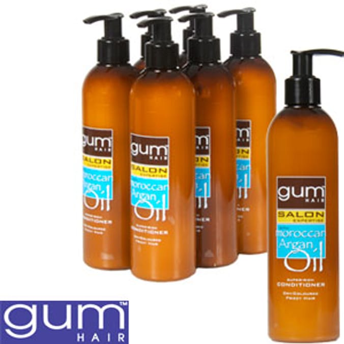 Gum Hair Moroccan Argan Oil Conditioner (6 x 400ml)