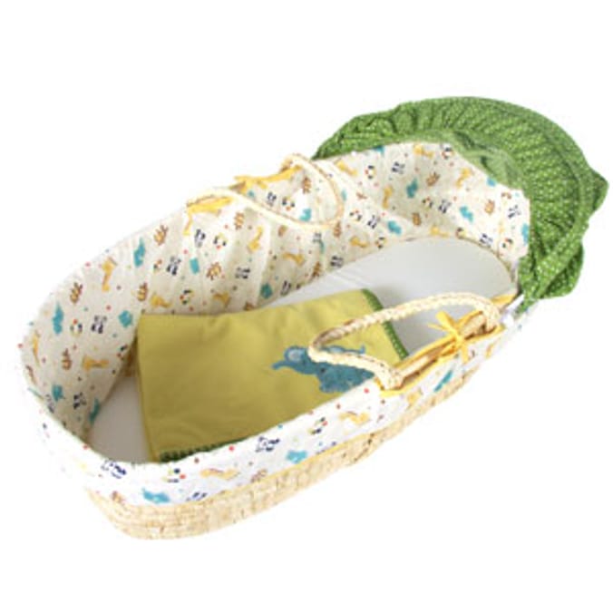 Kids Line Moses Basket with Blanket Home Bargains