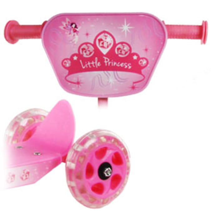 Fairy Princess 3 Wheel Scooter Pink scooters Home Bargains