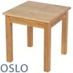 Oslo Solid Oak End Table 