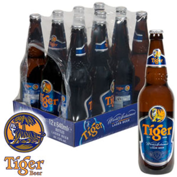 Tiger Beer (12 x 640ml Bottles)