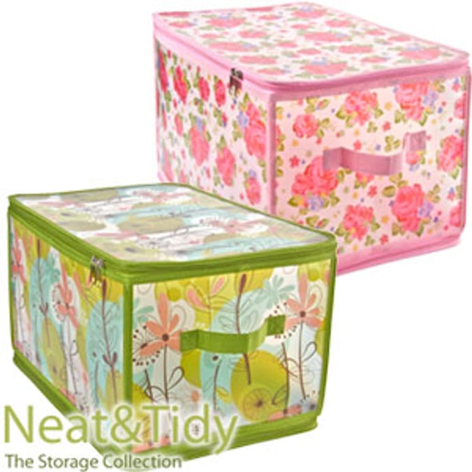 Humble Vintage Zipped Storage Box Large boxes boxes, storage Home