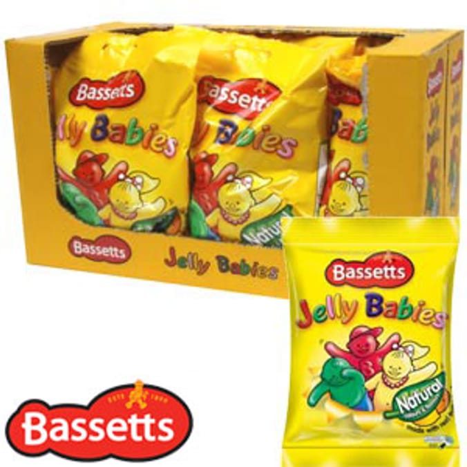 Bassetts Jelly Babies (Case of 12 Bags)