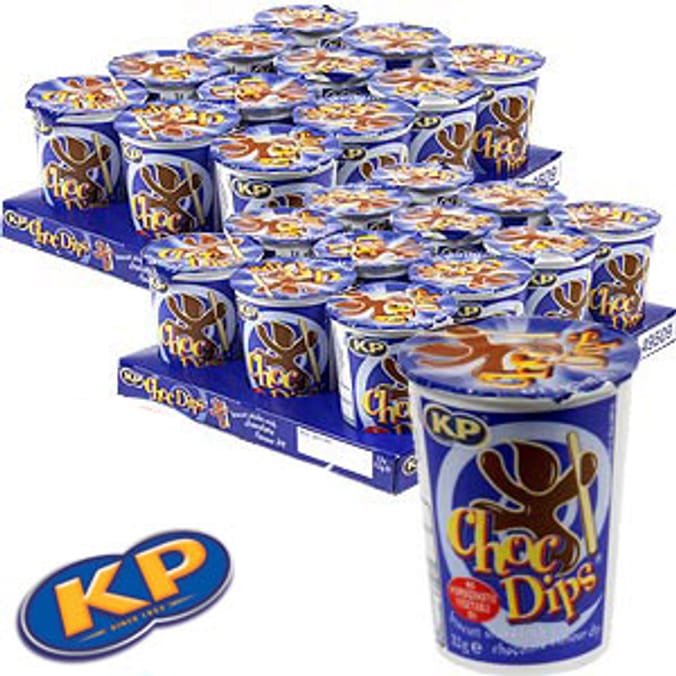 KP Choc Dips: Milk Chocolate (Case of 24 Pots)