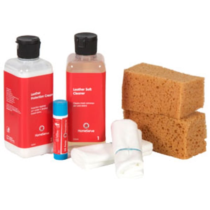 HomeServe LeatherCare 250i Kit, cleaning, Home Bargains