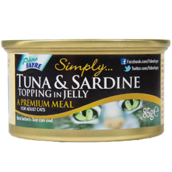 Feline fayre simply 2025 tuna in jelly