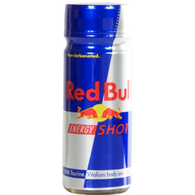 Red Bull Energy Shot (Case of 24 Shots) 60ml redbull energy drink cans