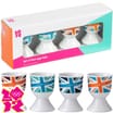 London 2012 Union Jack Egg Cups (Set of 4)