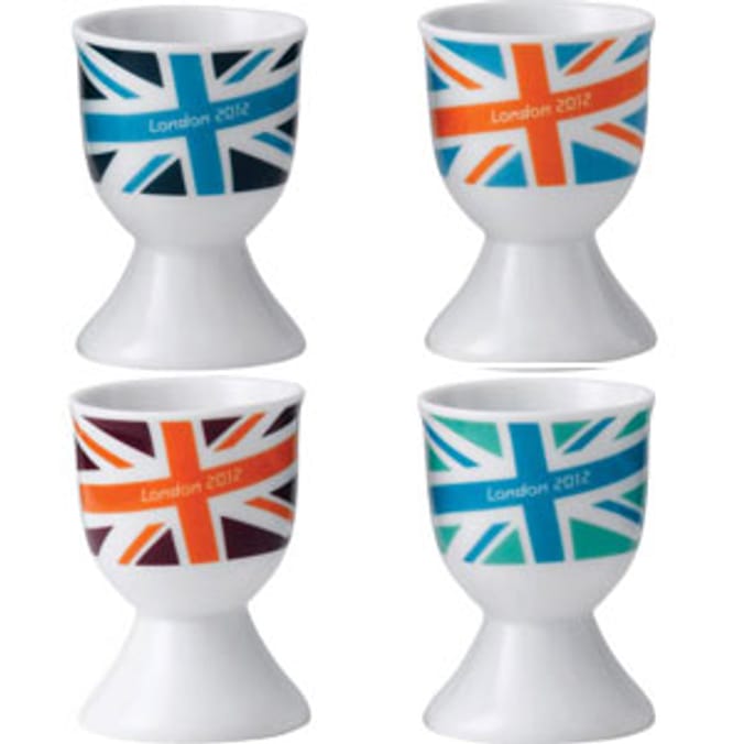 London 2012 Union Jack Egg Cups (Set of 4)