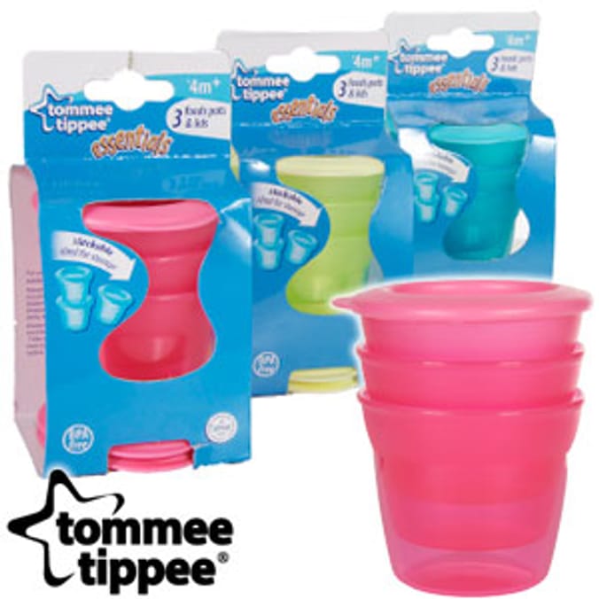 Tommee Tippee Food Pots & Lids (Case of 9 Pots) Home Bargains