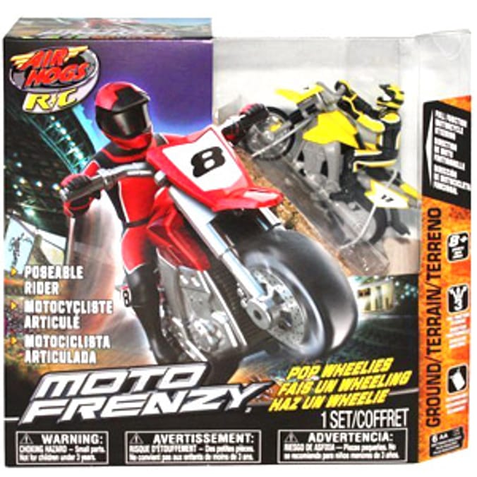 Air Hogs Moto Frenzy Stunt Bike - Yellow