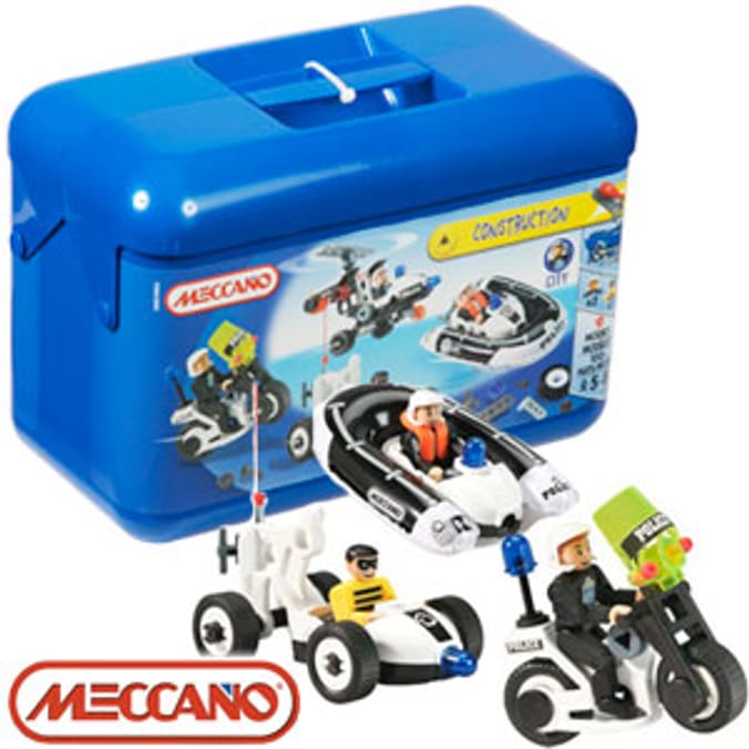 Meccano City Police Construction Box, Home Bargains