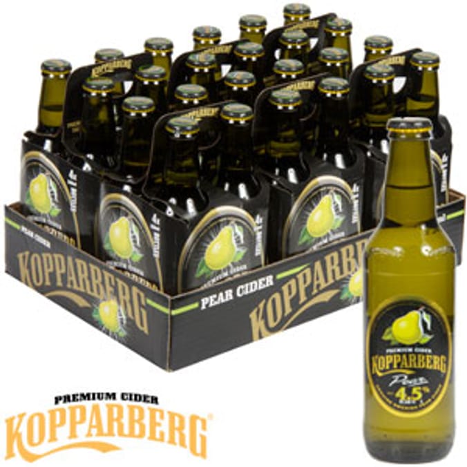 Kopparberg Cider: Pear (Case of 24 Bottles)