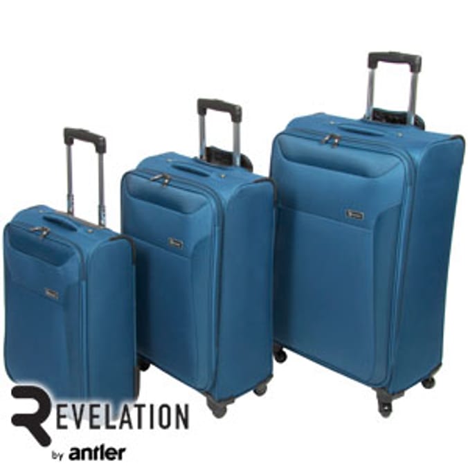 Antler Revelation Nexus Superlight Blue Suitcase Home Bargains