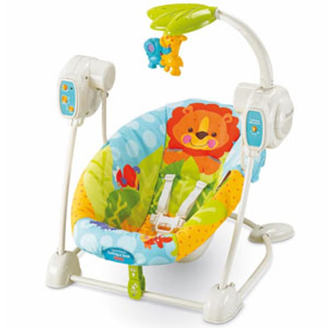 Fisher price precious planet sale swing