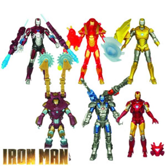 Iron Man: Set of 6 Assorted Figures Set 2