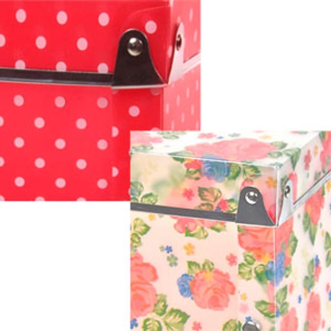 Humble Vintage Folding Storage Box Large Home Bargains