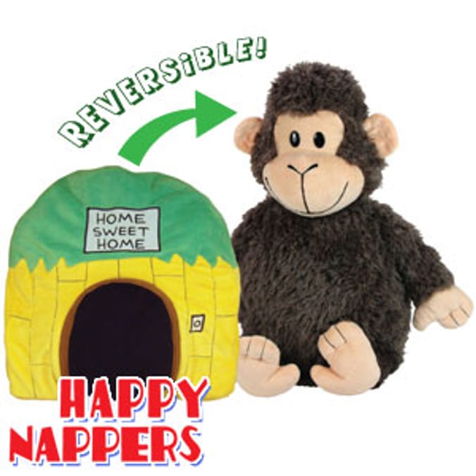 Happy Nappers Jr. Reversible Play Pillow, Soft Cushion to Soft Toy