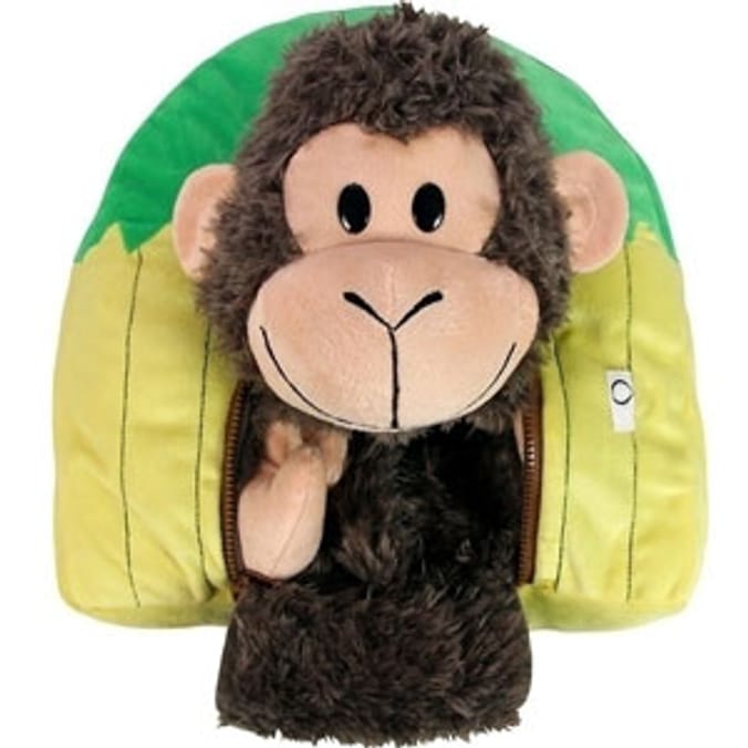 Happy Nappers Play Pillow: Monkey pillow pet pal snuggz | Home Bargains