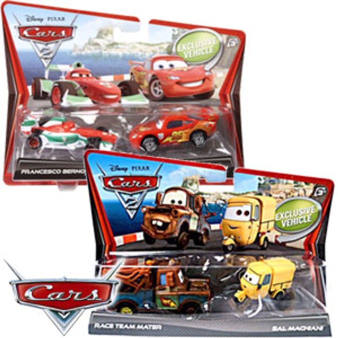 Disney Cars 2 Deluxe Die Cast 2 Pack Set Of 2 Cars Models Diecast Models Home Bargains 7238