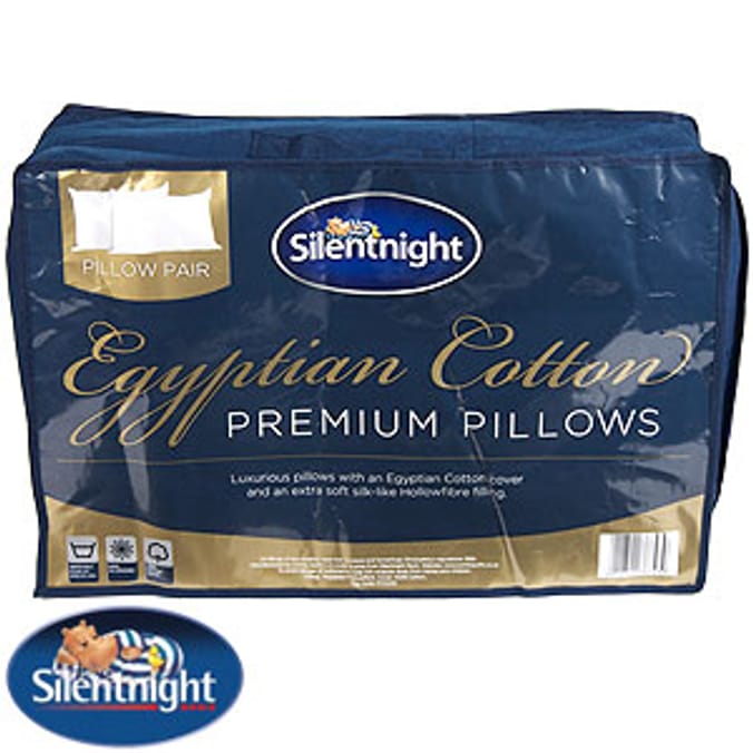 Silent night 2025 egyptian cotton pillows