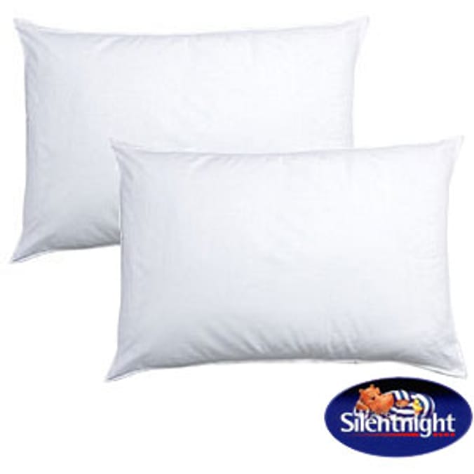 Silentnight Egyptian Cotton Premium Pillow Pair pillows luxury pillows Home Bargains