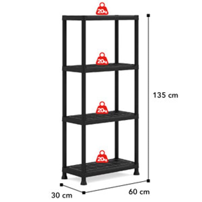 Home bargains store shelving unit