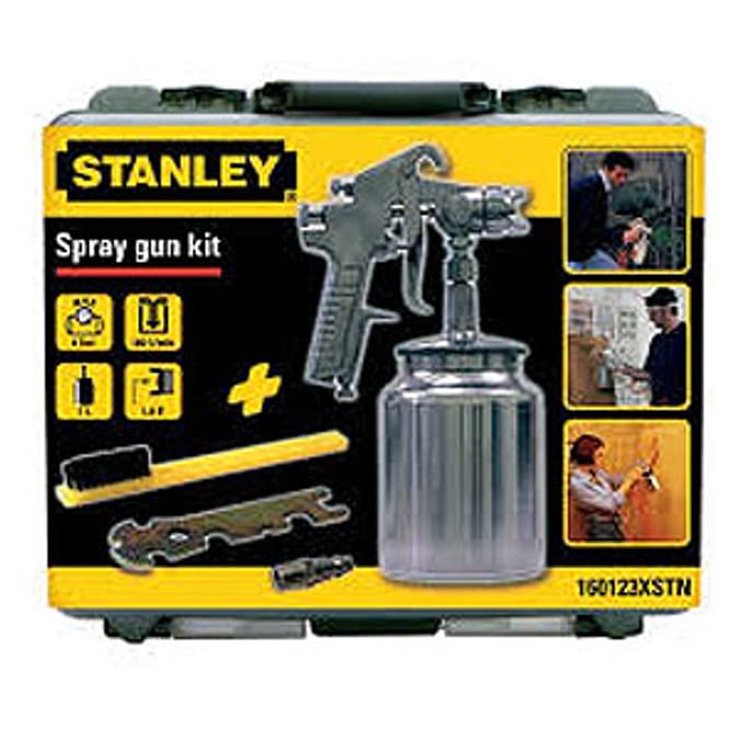 Stanley Air Compressor Spray Gun Kit Home Bargains