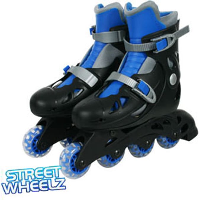 Street Wheelz: Adjustable In-Line Skates (Blue)