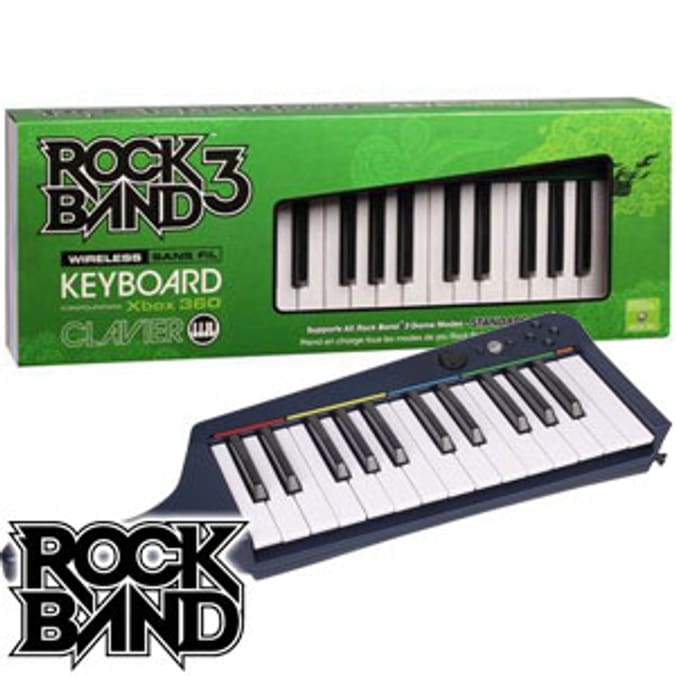 Xbox 360 Rock Band 3 Wireless Keyboard Home Bargains
