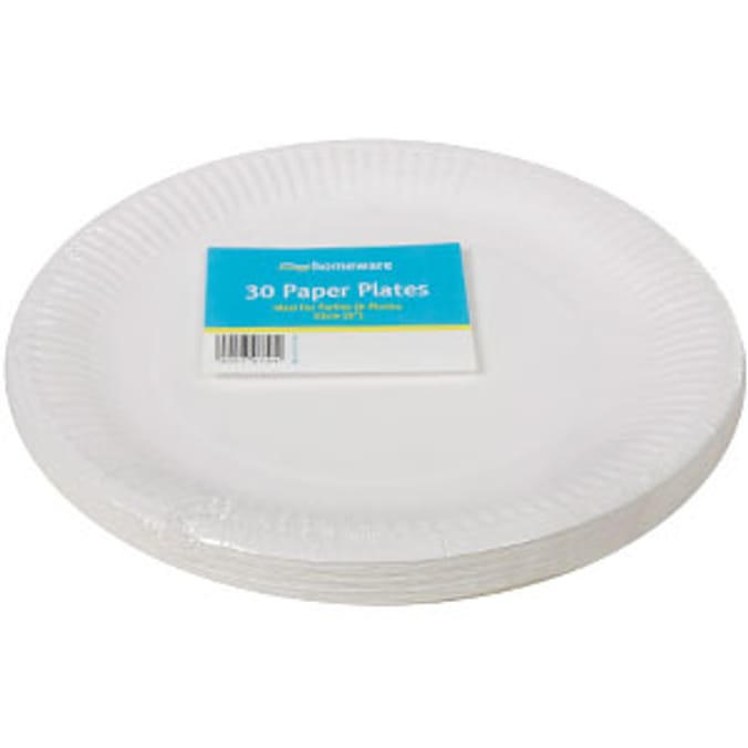 Paper Homeware 9" Plates (Case of 1050) picnic party barbecue bbq
