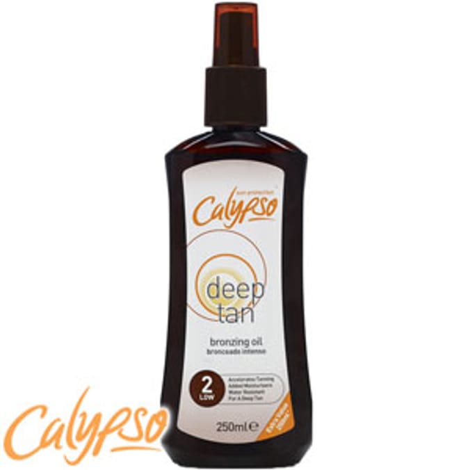 Calypso 250ml Deep Tan Bronzing Oil Spray SPF2