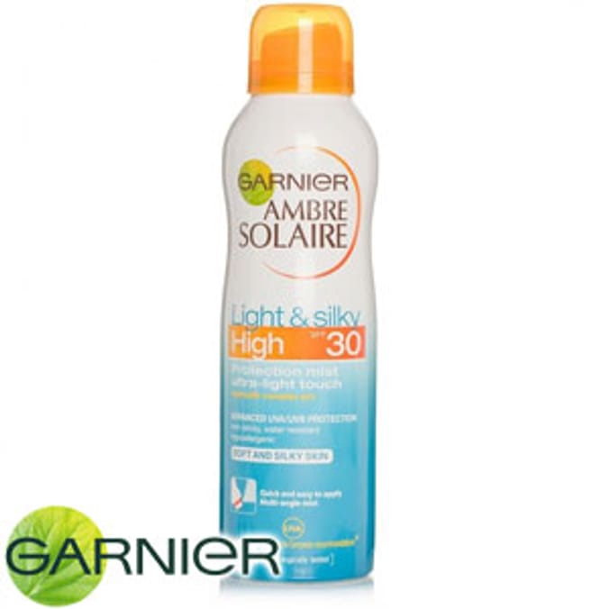 Garnier Ambre Solaire 150ml Spray Mist SPF20 lotion cream gel block tanning Home Bargains