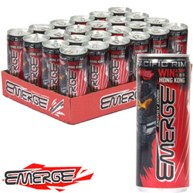 Emerge Energy Drink (24 x 250ml Cans) Home Bargains