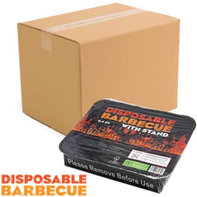 BBQ Disposable Barbecue with Stand 0.6kg (Case of 12)