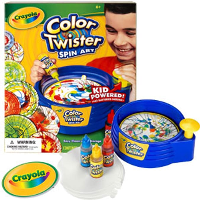 Crayola Colour Twister Spin Art paint Home Bargains
