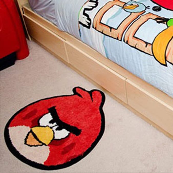 Angry Birds Carpet Rug mat Home Bargains