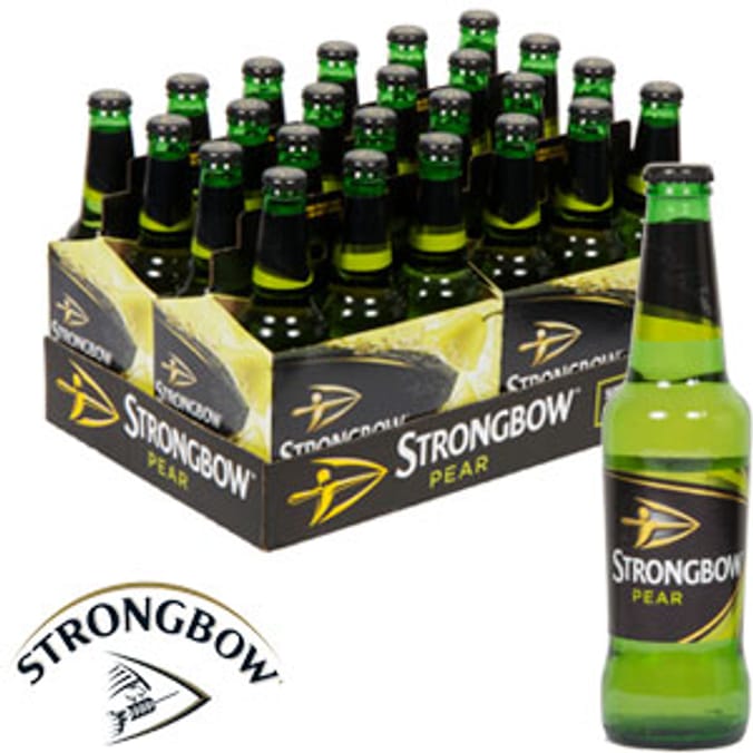 Strongbow Pear Cider (24 x 330ml Bottles) 