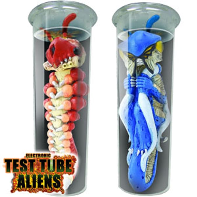 Electronic Test Tube Aliens Pure Evil (Set of 2) Home Bargains