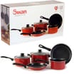 Swan 5 Piece Carbon Steel Non-Stick Pan Set