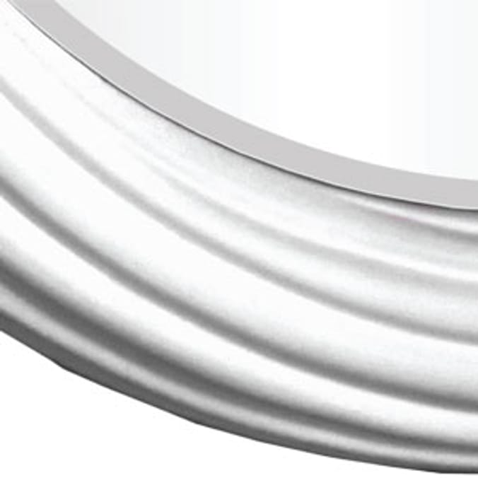 Silver Round Twist Mirror