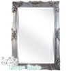 Silver Ornate Mirror (90 x 60cm)